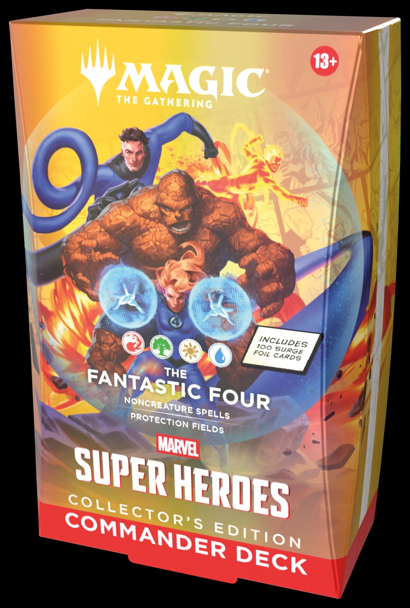 Presentación de Magic: The Gathering — Marvel Super Heroes Collector Edition Commander Deck · The Fantastic Four · Inglés