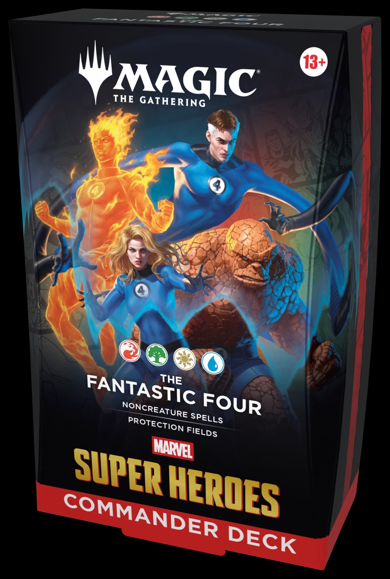 Presentación de Magic: The Gathering — Marvel Super Heroes Commander Deck · The Fantastic Four · Inglés