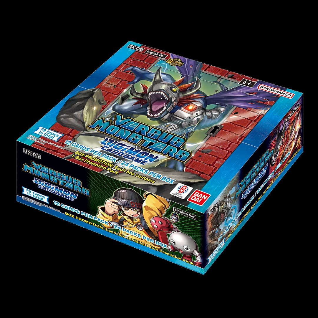 Presentación de Digimon Card Game: Versus Monsters (EX09) Booster · Display cerrado · Inglés