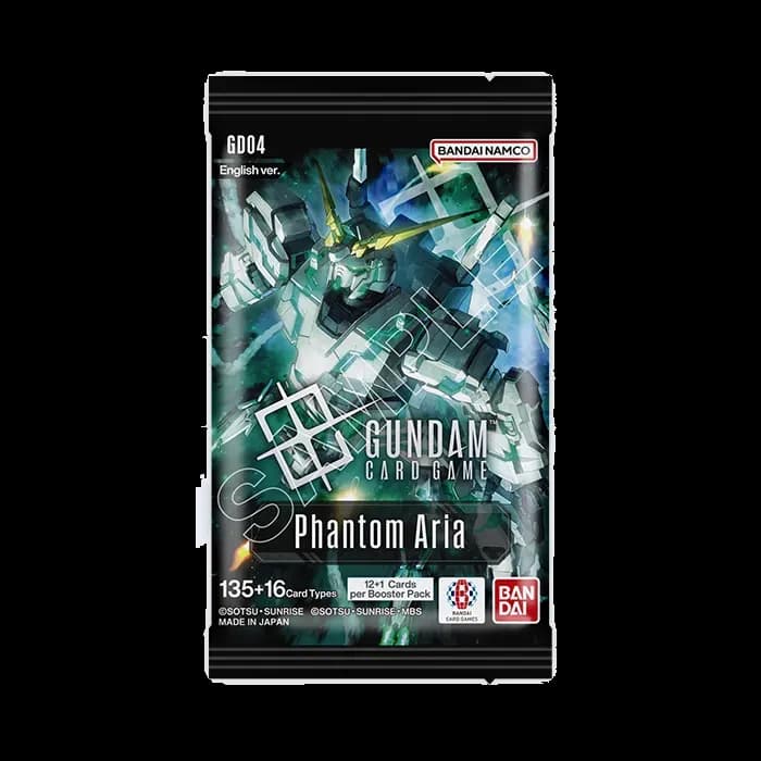 Presentación de Gundam Card Game: Phantom Aria (GD04) Booster · Sobre · Inglés