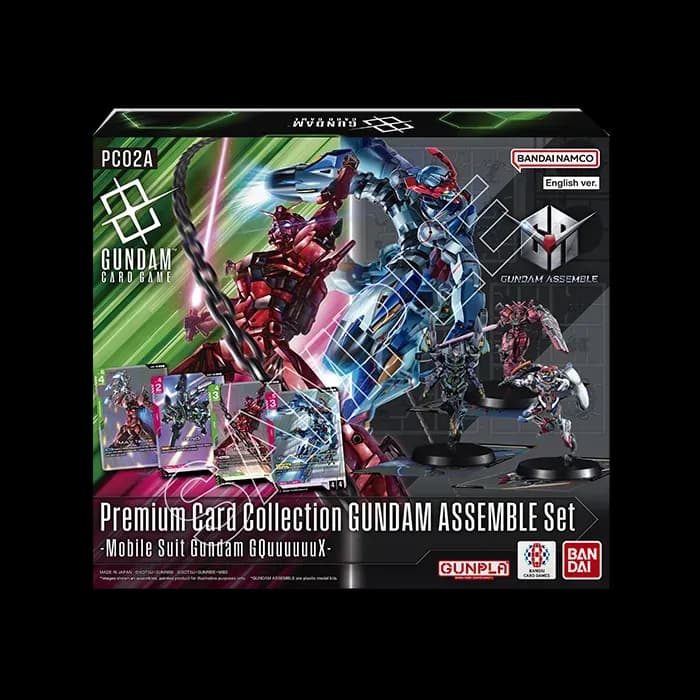 Presentación de Gundam Card Game: Premium Card Collection GUNDAM ASSEMBLE — GQuuuuuuX (PC02A) · Colección · Inglés