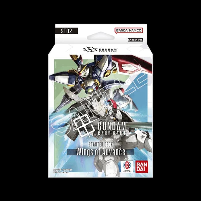 Presentación de Gundam Card Game: Wings of Advance (ST02) · Starter Deck · Inglés