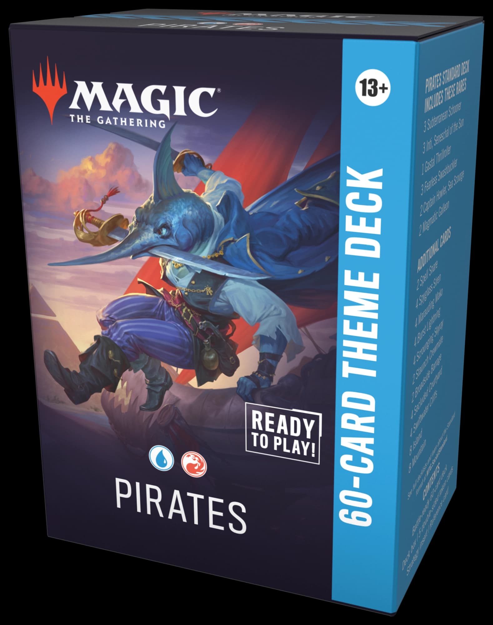 Presentación de Magic: The Gathering — Lorwyn Eclipsed Theme Deck: Pirates · Mazo de 60 cartas · Inglés
