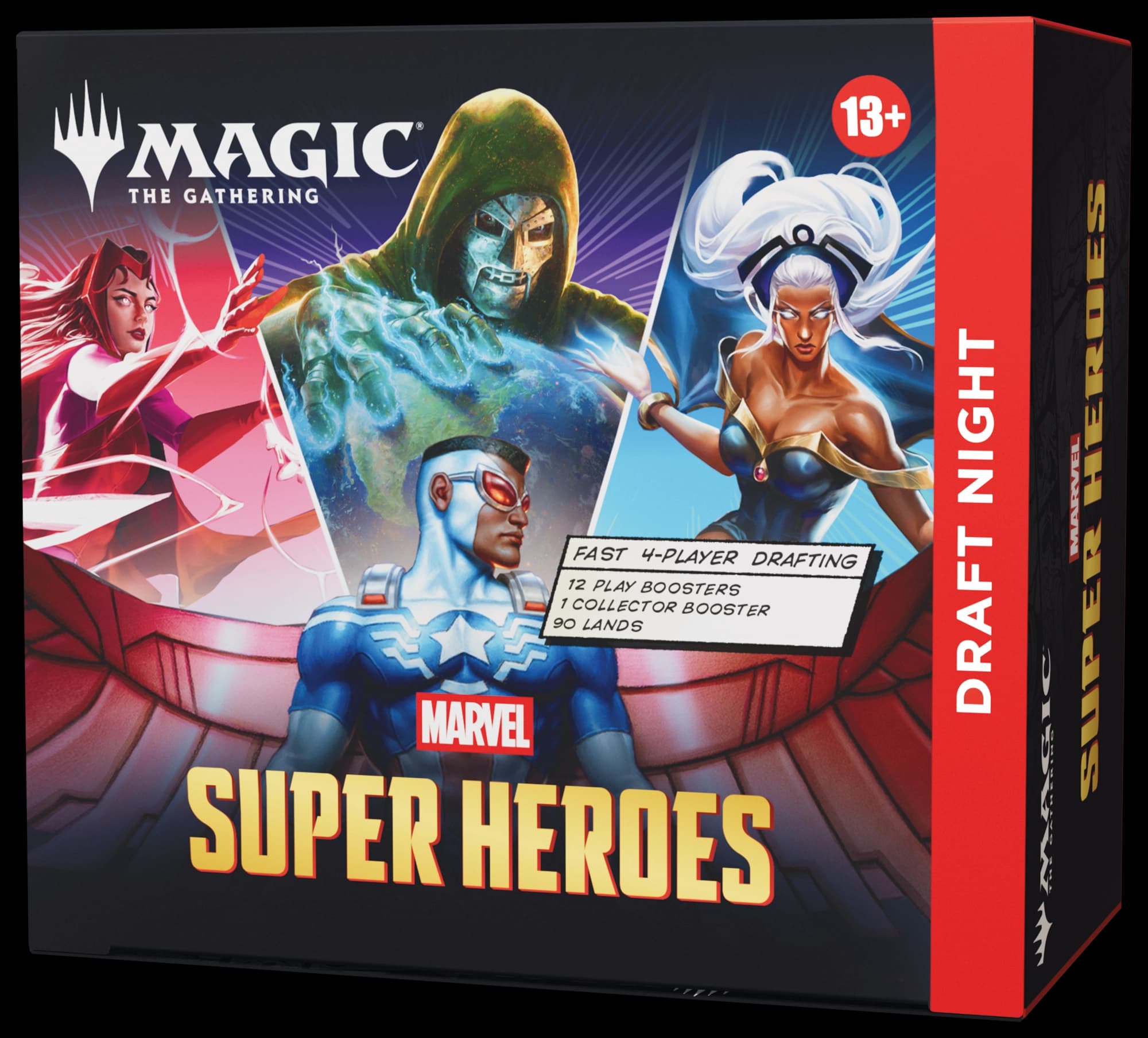 Presentación de Magic: The Gathering — Marvel Super Heroes Draft Night · Draft Night · Inglés