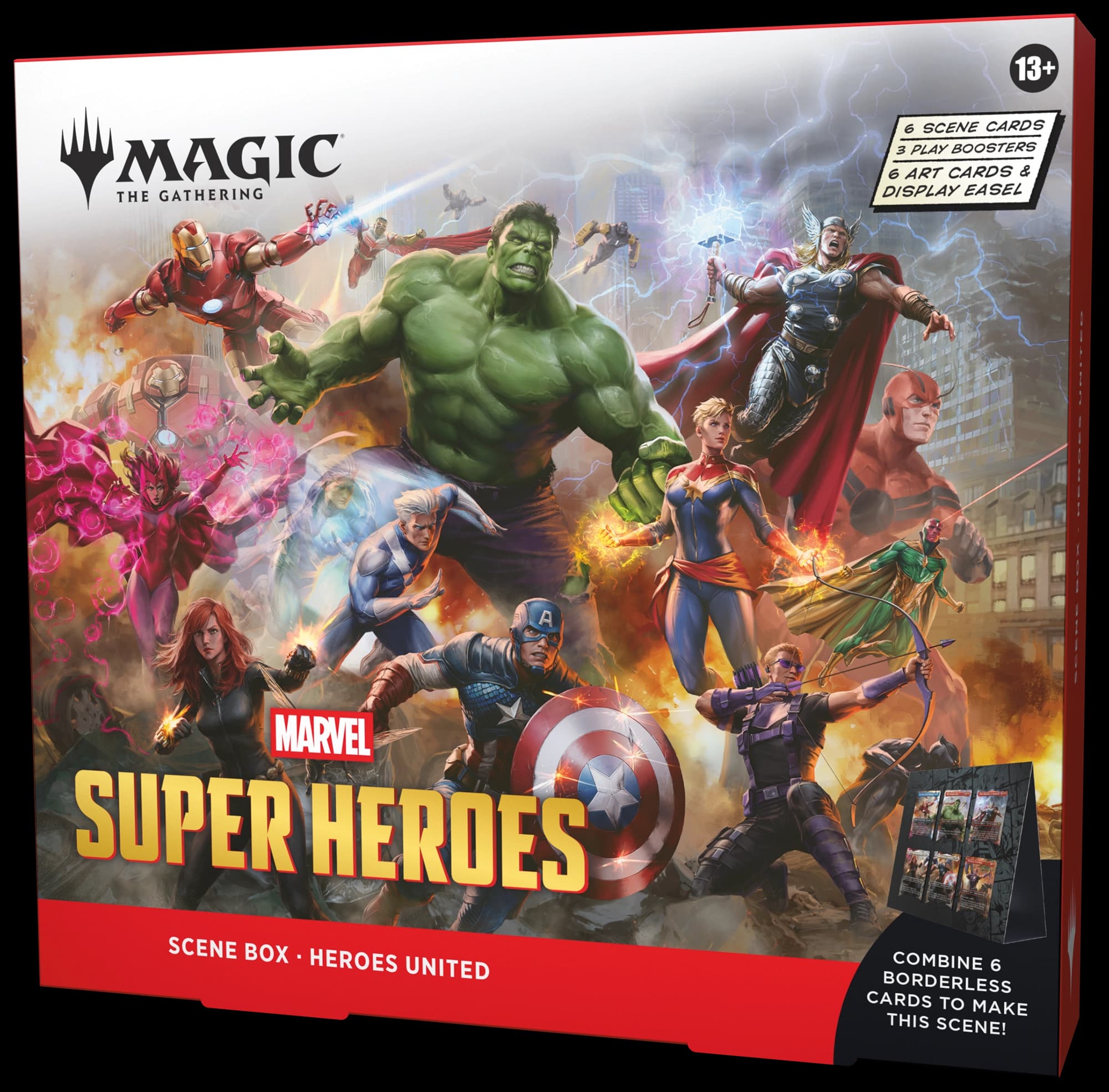 Presentación de Magic: The Gathering — Marvel Super Heroes Scene Box · Scene Box (diseños surtidos) · Inglés