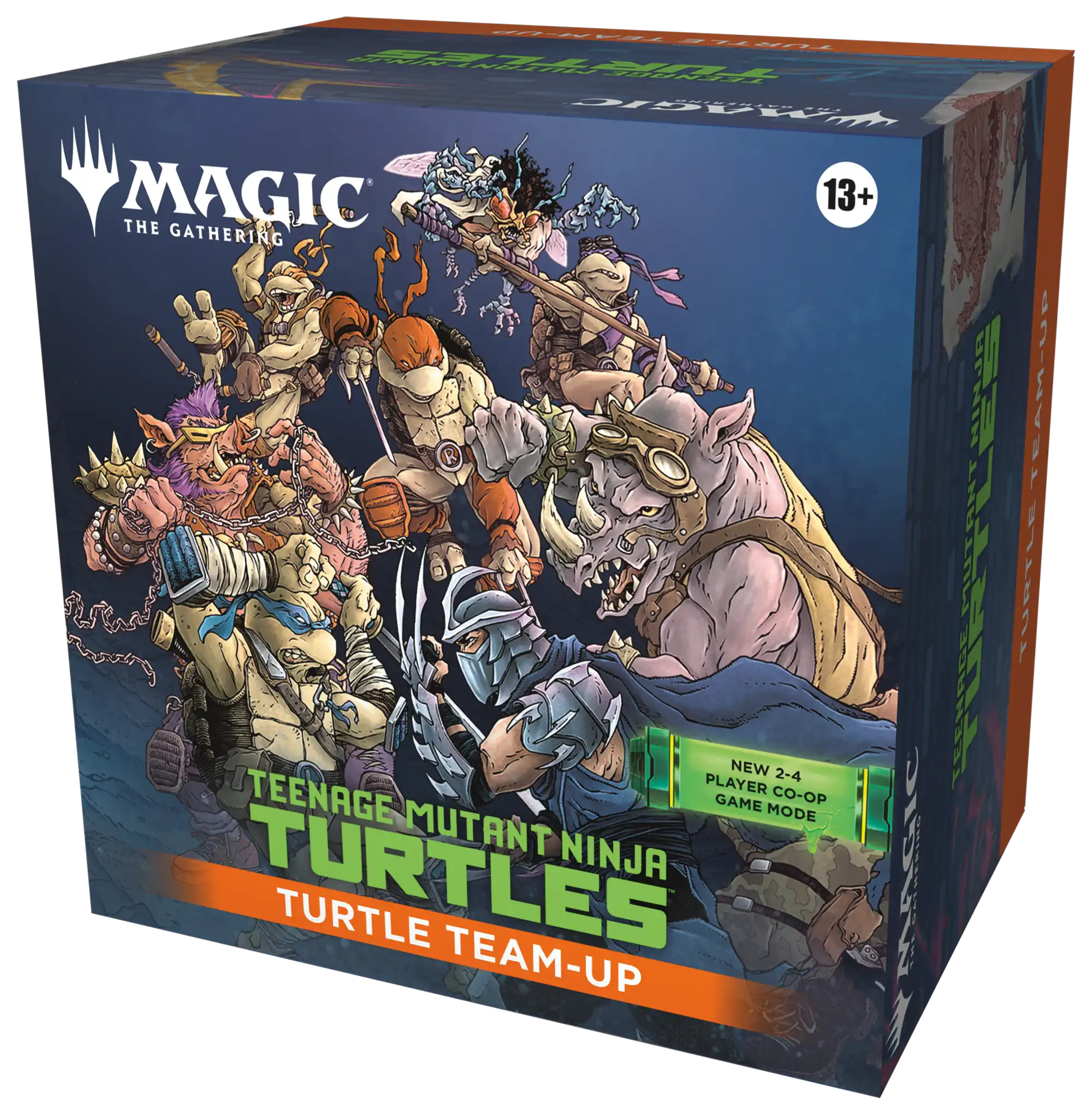 Presentación de Magic: The Gathering — Teenage Mutant Ninja Turtles Team-Up · Team-Up · Inglés