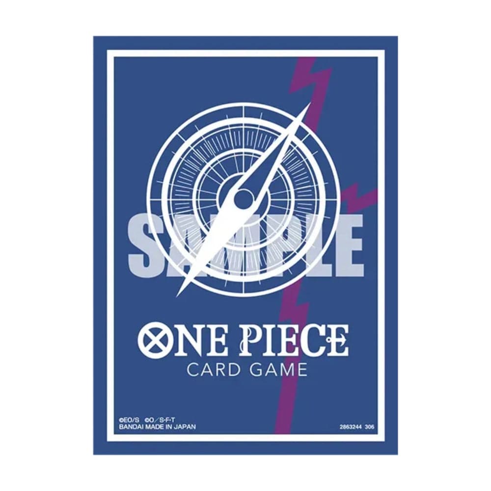 Presentación de One Piece Card Game: Official Sleeves 16 · Rocks D. Xebec (Standard Blue)