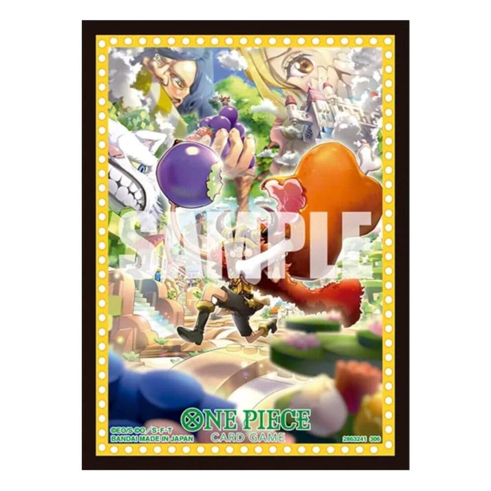 Presentación de One Piece Card Game: Official Sleeves 16 · Monkey D. Luffy