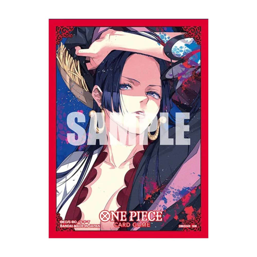 Presentación de One Piece Card Game: Official Sleeves 16 · Boa Hancock