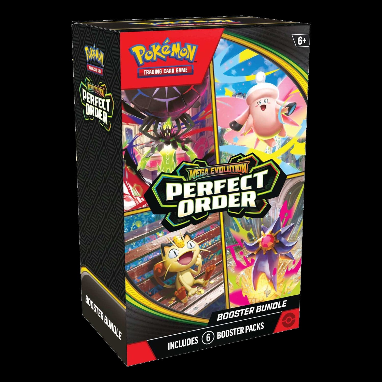 Presentación de Pokémon TCG: Mega Evolution — Perfect Order Booster Bundle · Booster Bundle · Inglés