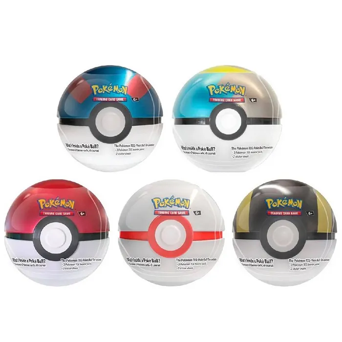 Presentación de Pokémon TCG: Poké Ball Tin 2021 · Poké Ball Tin · Español