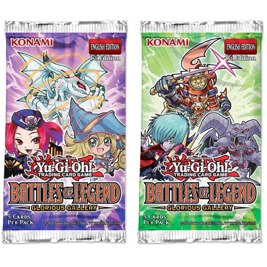 Presentación de Yu-Gi-Oh! TCG: Battles of Legend - Glorious Gallery · Sobre · Inglés